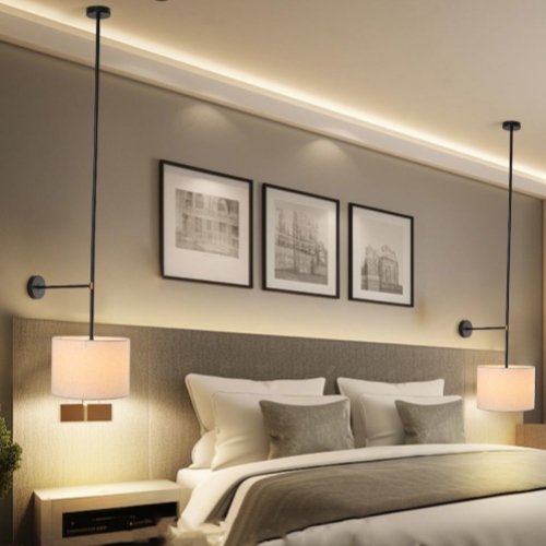 Contemporary bedside pendant lights