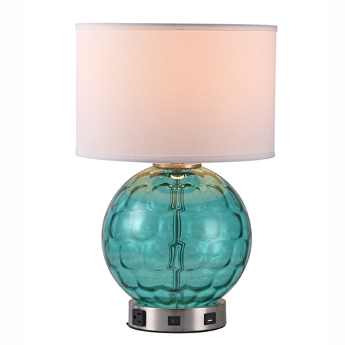 Table lamp with USB C