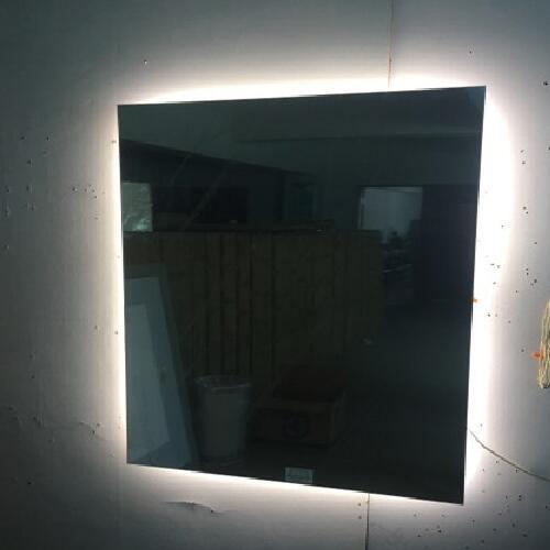 Wall vanity mirror with lights