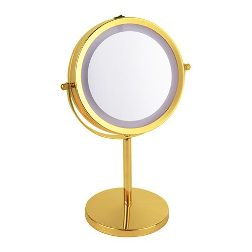 зеркало для макияжа с подсветкой и увеличением
