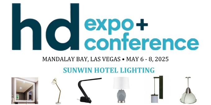 HD Expo 2025 – Sunwin издалека освещает тенденции в сфере гостиничного освещения